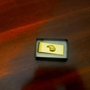 Gold Tone Color Eagle Money Clip